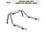 NISSAN NAVARA 2006-15 KOBRA Ø76 ROLLBAR, KROM