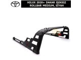 TOYOTA HILUX 2020+ DAKAR IŞIKSIZ ROLLBAR (ORİJİNAL SÜRGÜLÜ KAPAK İÇİN) MEDIUM, SİYAH