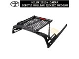 TOYOTA HILUX 2015+ DAKAR SEPETLİ ROLLBAR IŞIKSIZ MEDIUM, SİYAH