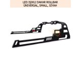 ÜNİVERSAL LED IŞIKLI DAKAR ROLLBAR SMALL SİYAH