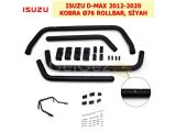 ISUZU D-MAX II 2012-20 KOBRA Ø76 ROLLBAR, SİYAH
