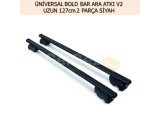ÜNİVERSAL BOLD BAR ARA ATKI V2 UZUN SİYAH 127cm 2 PARÇA
