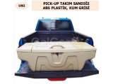 ÜNIVERSAL PICK-UP TAKIM SANDIĞI ABS PLASTİK, KUM GRİSİ