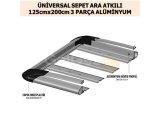 ÜNİVERSAL SEPET ARA ATKILI 125cmx200cm 3 PARÇA ALÜMİNYUM