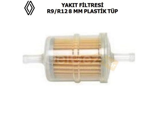 YAKIT FİLTRESİ R9/R12 8 MM PLASTİK TÜP