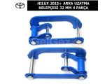 TOYOTA HILUX 2015+ ARKA UZATMA KELEPÇESİ 32 MM 4 PARÇA