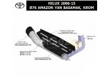 TOYOTA HILUX 2006-15 Ø76 AMAZON YAN BASAMAK, KROM