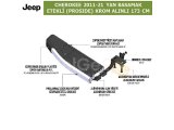 JEEP GRAND CHEROKEE 2011-21 YAN KORUMA PROFİLİ ETEKLİ (PROSIDE) KROM ALINLI 173 CM