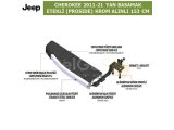 JEEP GRAND CHEROKEE 2011-21 YAN KORUMA PROFİLİ ETEKLİ (BLACKLINE) KROM ALINLI 153 CM