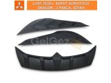 MITSUBISHI L200 2020+ ÖN KAPUT KORUYUCU DRAGON 3 PARÇA SİYAH