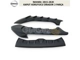 NISSAN NAVARA 2015-20 KAPUT KORUYUCU DRAGON 3 PARÇA