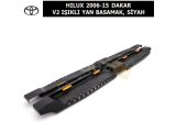 TOYOTA HILUX 2006-15 DAKAR V2 IŞIKLI YAN BASAMAK, SİYAH