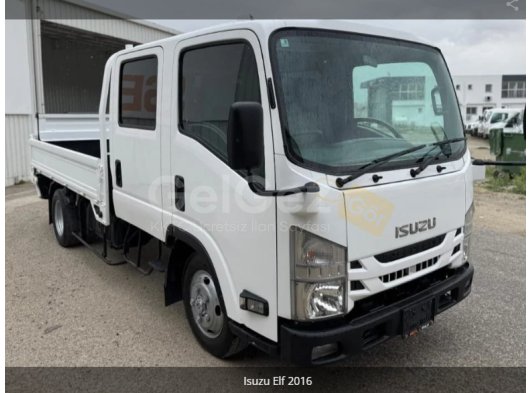 2016 Model Düz Kamyon & Kamyonet Isuzu