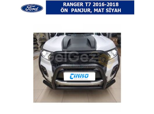 FORD RANGER T7 2016-18 ÖN PANJUR, MAT SİYAH
