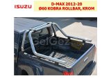 ISUZU D-MAX 2012-20 Ø60 KOBRA ROLLBAR, KROM