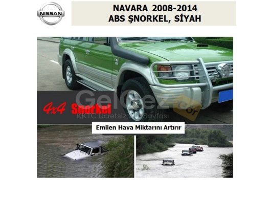 NISSAN NAVARA 2008-14 ABS ŞNORKEL, SİYAH