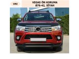 ÜNİVERSAL VEGAS ÖN KORUMA Ø76-42, SİYAH