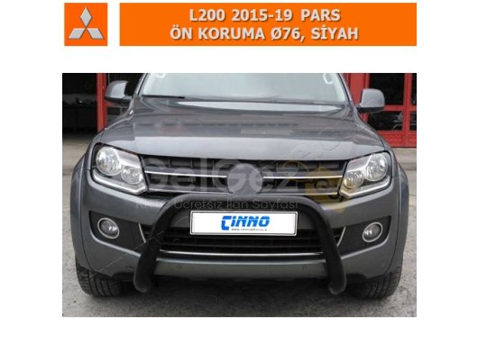MITSUBISHI L200 2015-19 PARS ÖN KORUMA Ø76, SİYAH
