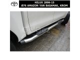 TOYOTA HILUX 2006-15 Ø76 AMAZON YAN BASAMAK, KROM