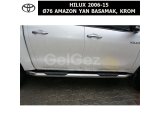 TOYOTA HILUX 2006-15 Ø76 AMAZON YAN BASAMAK, KROM