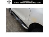 TOYOTA HILUX 2015-20 Ø76 AMAZON YAN BASAMAK, KROM