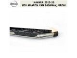 NISSAN NAVARA 2015-20 Ø76 AMAZON YAN BASAMAK, KROM