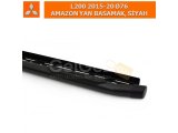MITSUBISHI L200 2015-20 Ø76 AMAZON YAN BASAMAK, SİYAH
