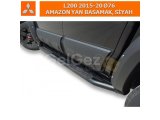 MITSUBISHI L200 2015-20 Ø76 AMAZON YAN BASAMAK, SİYAH