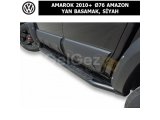 VOLKSWAGEN AMAROK 2010+ Ø76 AMAZON YAN BASAMAK, SİYAH