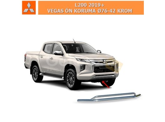 MITSUBISHI L200 2019+ VEGAS ÖN KORUMA Ø76-42 KROM