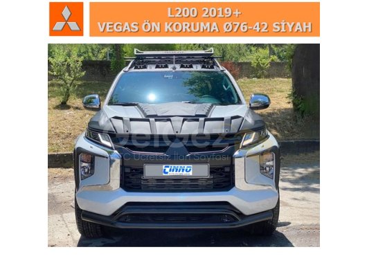MITSUBISHI L200 2019+ VEGAS ÖN KORUMA Ø76-42 SİYAH