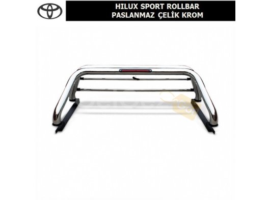 TOYOTA HILUX 2012-23 SPORT ROLL BAR PASLANMAZ ÇELİK KROM