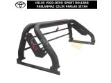 TOYOTA HILUX VIGO-REVO 2012-23 SPORT ROLLBAR PASLANMAZ ÇELİK PARLAK SİYAH