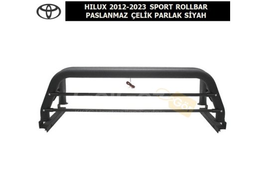 TOYOTA HILUX VIGO-REVO 2012-23 SPORT ROLLBAR PASLANMAZ ÇELİK PARLAK SİYAH