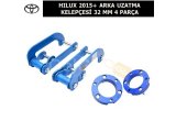 TOYOTA HILUX 2015+ ARKA UZATMA KELEPÇESİ 32 MM 4 PARÇA