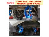 ISUZU D-MAX 2016+ ARKA UZATMA KELEPÇESİ 32 MM 4 PARÇA
