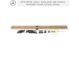 MERCEDES VITO W639 KISA ŞASİ 2003+ SİYAH ABS PLASTİK AYAKLI YEKPARE TAVAN ÇITASI, SİYAH