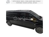 MERCEDES VITO W639 KISA ŞASİ 2003+ SİYAH ABS PLASTİK AYAKLI YEKPARE TAVAN ÇITASI, SİYAH