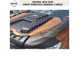 NISSAN NAVARA 2015-20 KAPUT KORUYUCU DRAGON 3 PARÇA