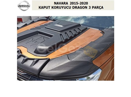 NISSAN NAVARA 2015-20 KAPUT KORUYUCU DRAGON 3 PARÇA