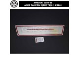 VOLKSWAGEN AMAROK 2010-21 ARKA TAMPON EŞİĞİ, TAŞLI, KROM