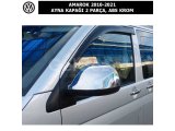 VOLKSWAGEN AMAROK 2010-21 AYNA KAPAĞI 2 PARÇA, ABS KROM