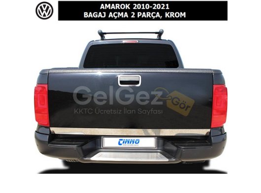 VOLKSWAGEN AMAROK 2010-21 BAGAJ AÇMA 2 PARÇA, KROM