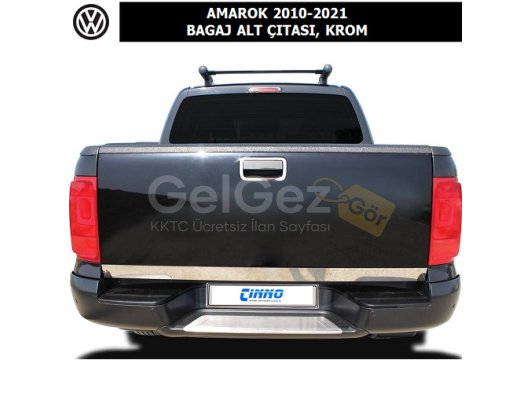 VOLKSWAGEN AMAROK 2010-21 BAGAJ ALT ÇITASI, KROM