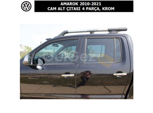 VOLKSWAGEN AMAROK 2010-21 CAM ALT ÇITASI, KROM
