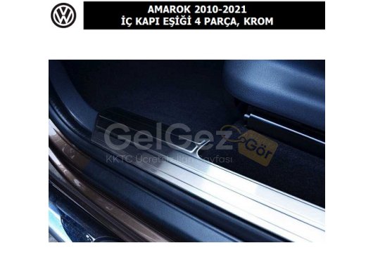 VOLKSWAGEN AMAROK 2010-21 İÇ KAPI EŞİĞİ 4 PARÇA, KROM