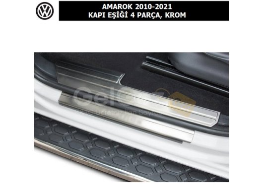 VOLKSWAGEN AMAROK 2010-21 KAPI EŞİĞİ 4 PARÇA, KROM