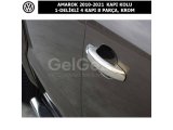 VOLKSWAGEN AMAROK 2010-21 KAPI KOLU 1-DELİKLİ 4 KAPI 8 PARÇA, KROM