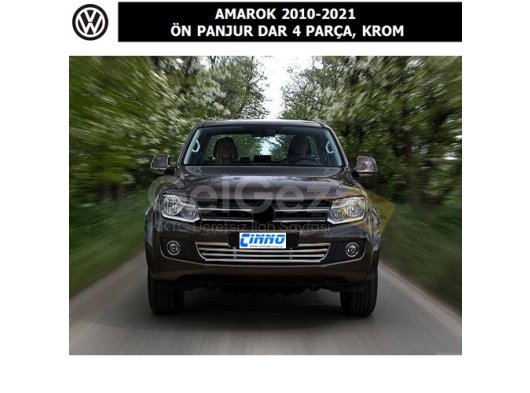 VOLKSWAGEN AMAROK 2010-21 ÖN PANJUR DAR 4 PARÇA, KROM