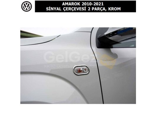 VOLKSWAGEN AMAROK 2010-21 SİNYAL ÇERÇEVESİ 2 PARÇA, KROM